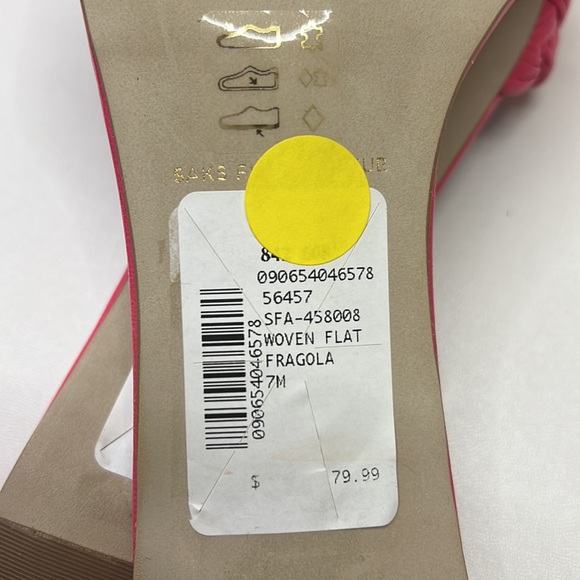 Saks Fifth Avenue - Woven Flat Fragola Sandal - Pink - Picture 6 of 7